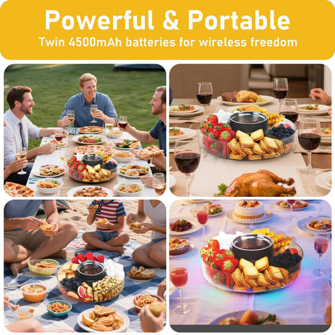 FEPPO portable design suits indoor and outdoor parties and camping