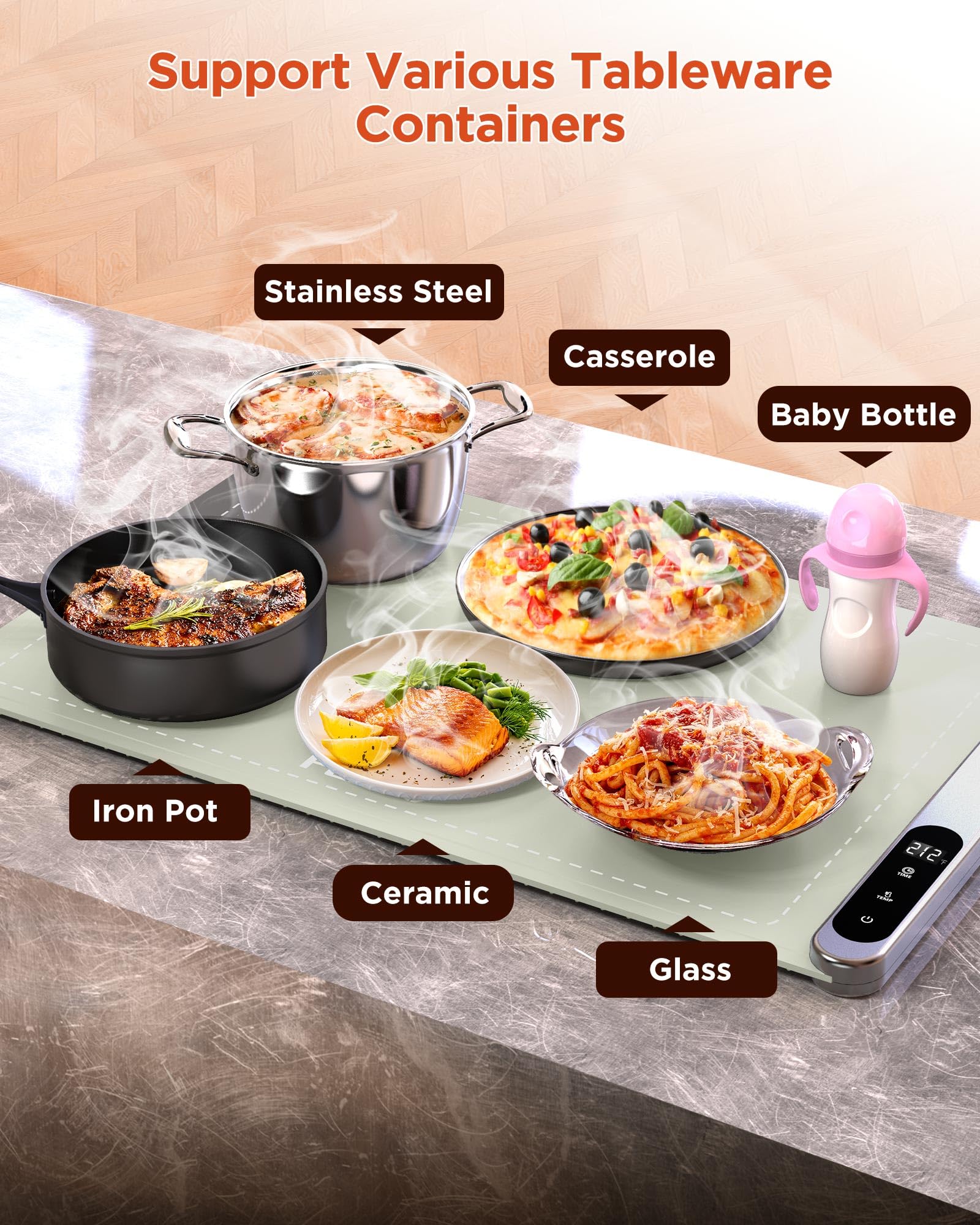 Roll-up design for easy storage and portability.