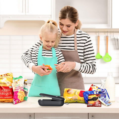FEPPO snack bag closure helps reduce waste.