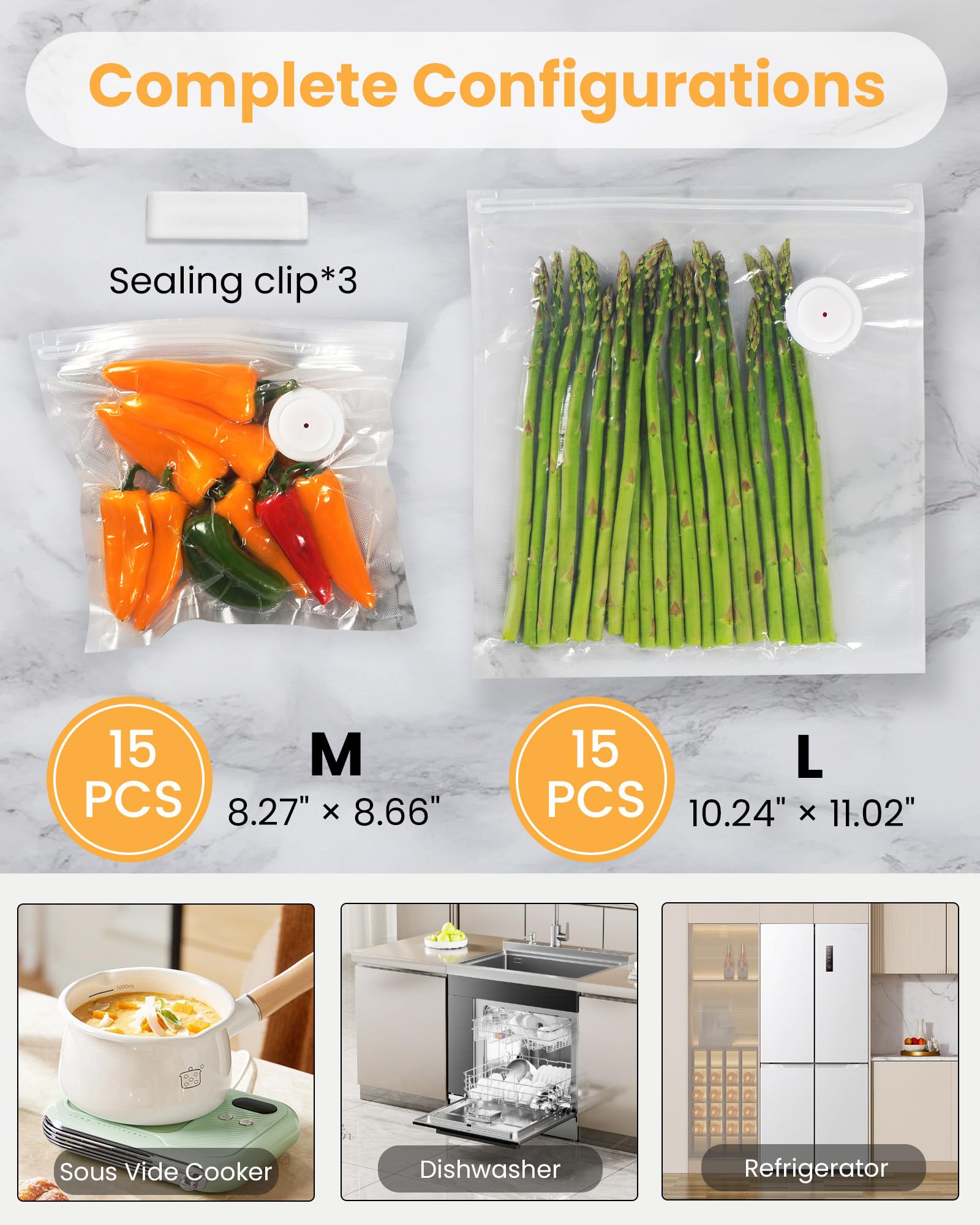 FEPPO camping-ready vacuum sealer gift pack for food lovers