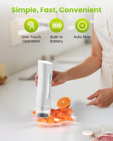 Detachable tank on FEPPO vacuum sealer simplifies cleaning and maintenance