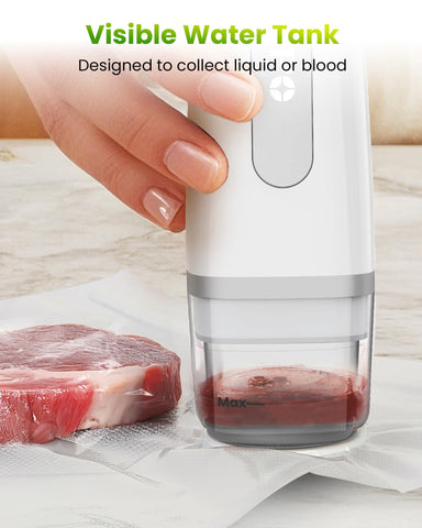 FEPPO handheld vacuum sealer in compact design ideal for travel