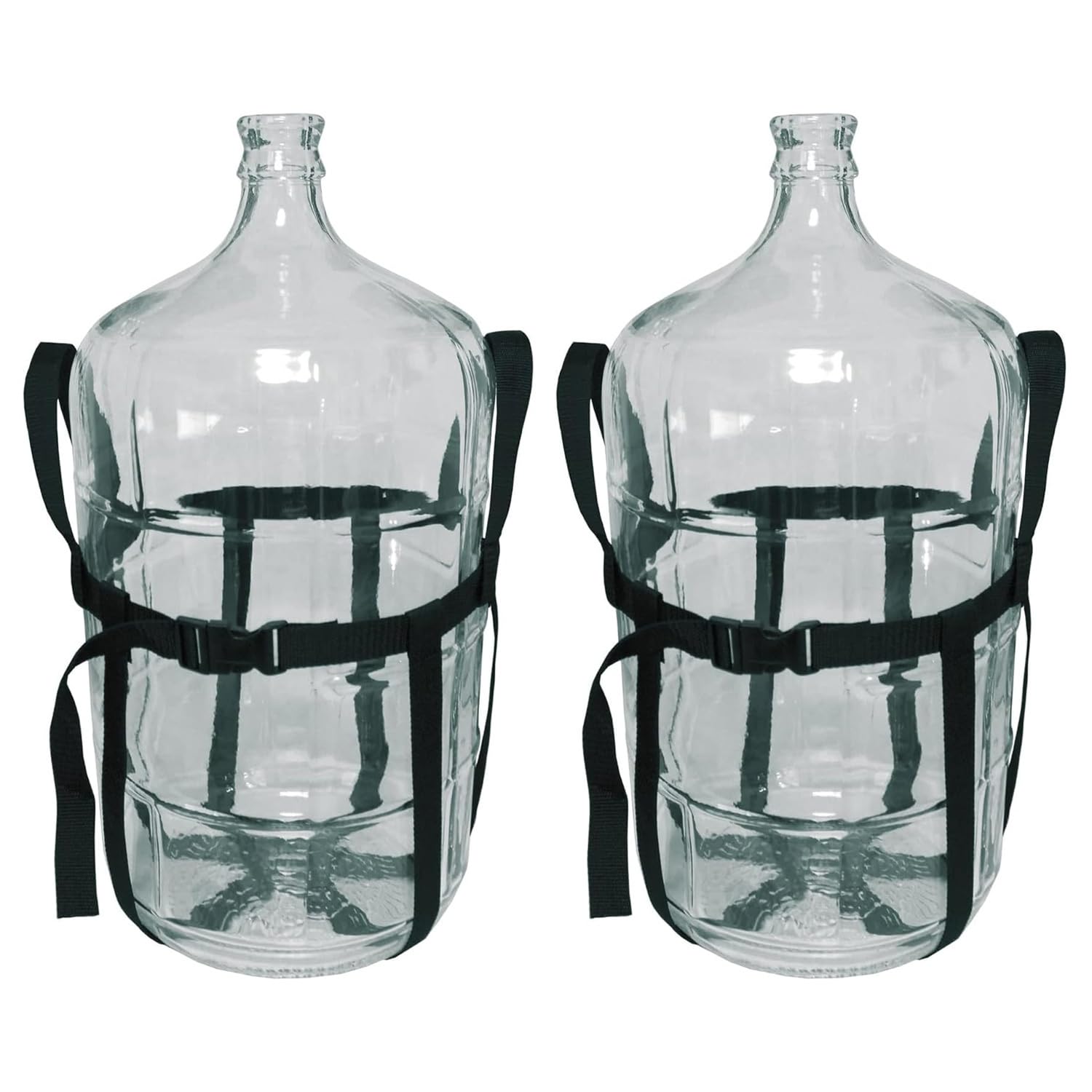Fermtech carboy carrier in use moving a 5-gallon jug safely.