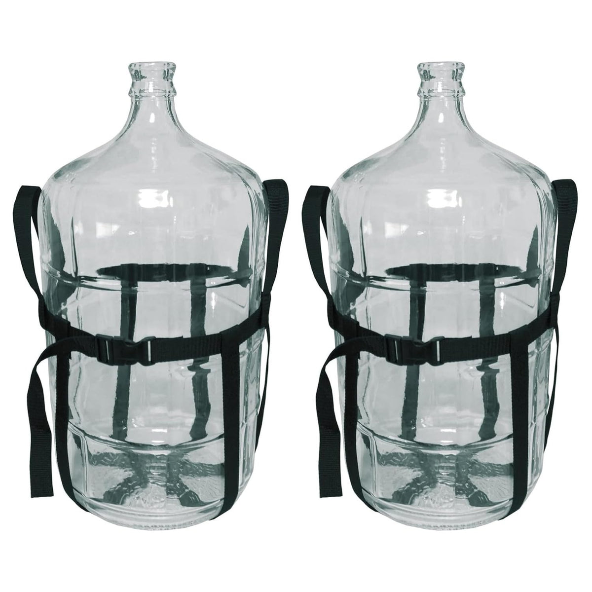Fermtech carboy carrier in use moving a 5-gallon jug safely.