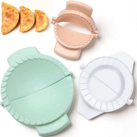 Ferrochef large tortilla sealer demonstrates wide wrapper edge sealing for empanadas.