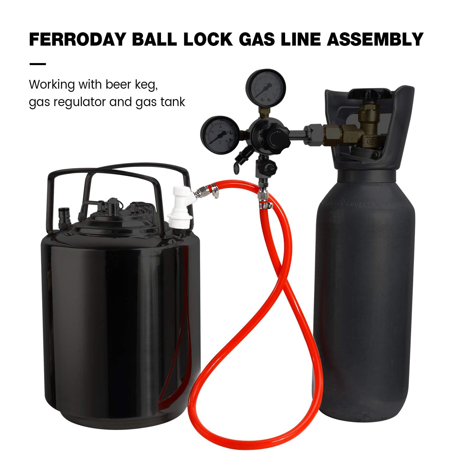 Ferroday kit includes connectors and clamps for easy installation.