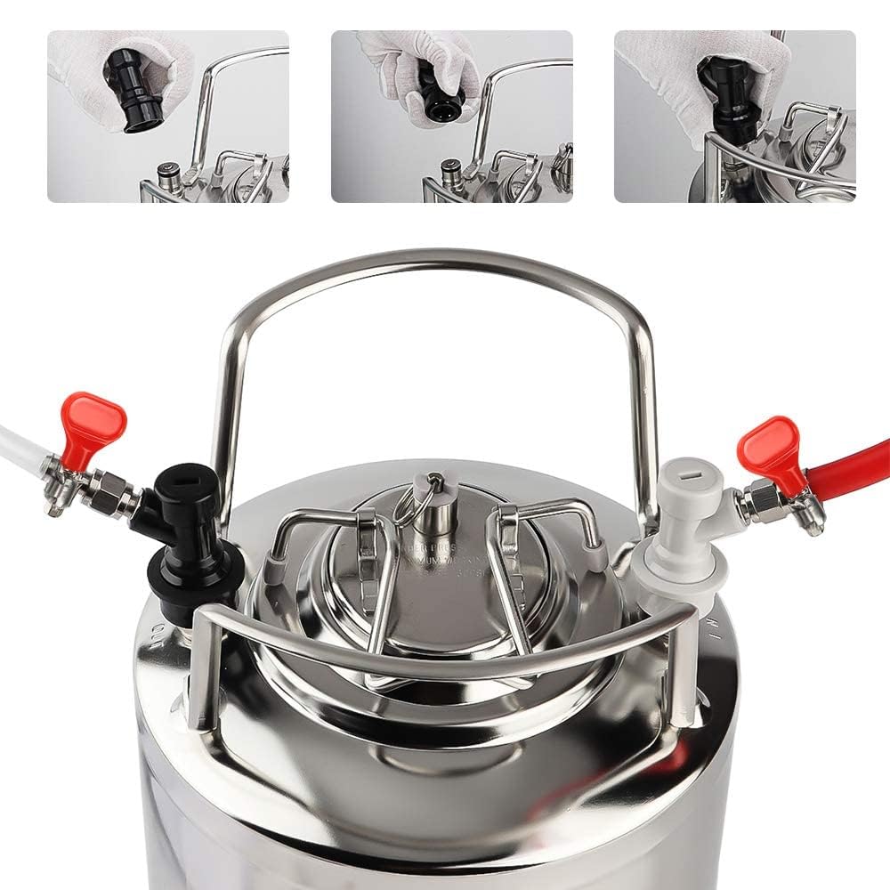 Ferroday universal ball lock quick disconnect suitable for Cornelius kegs