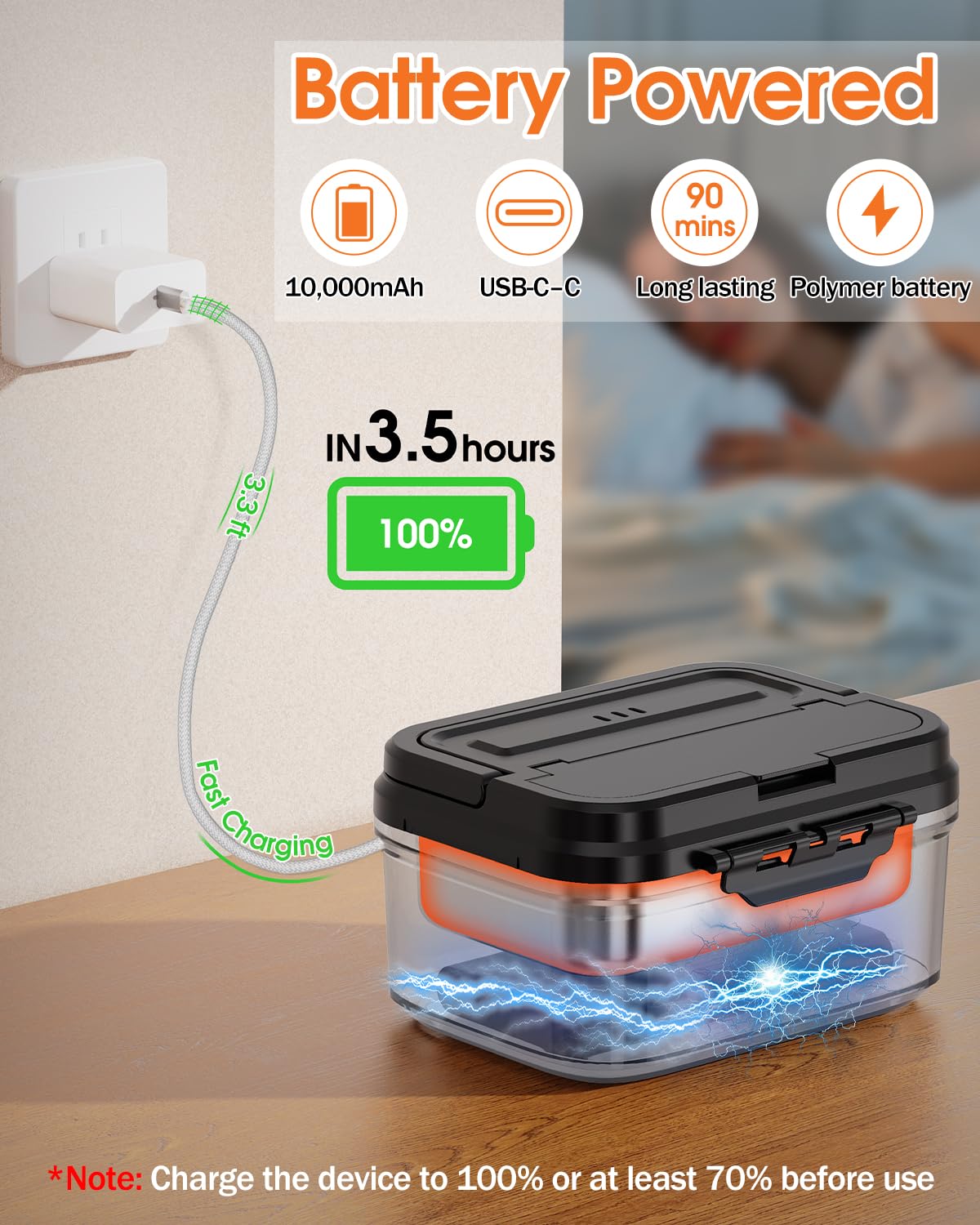 FERVINOW BPA-free materials ensure safe contact and easy cleaning.