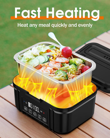FERVINOW delay-start timer enables pre-programmed mealtime warming.
