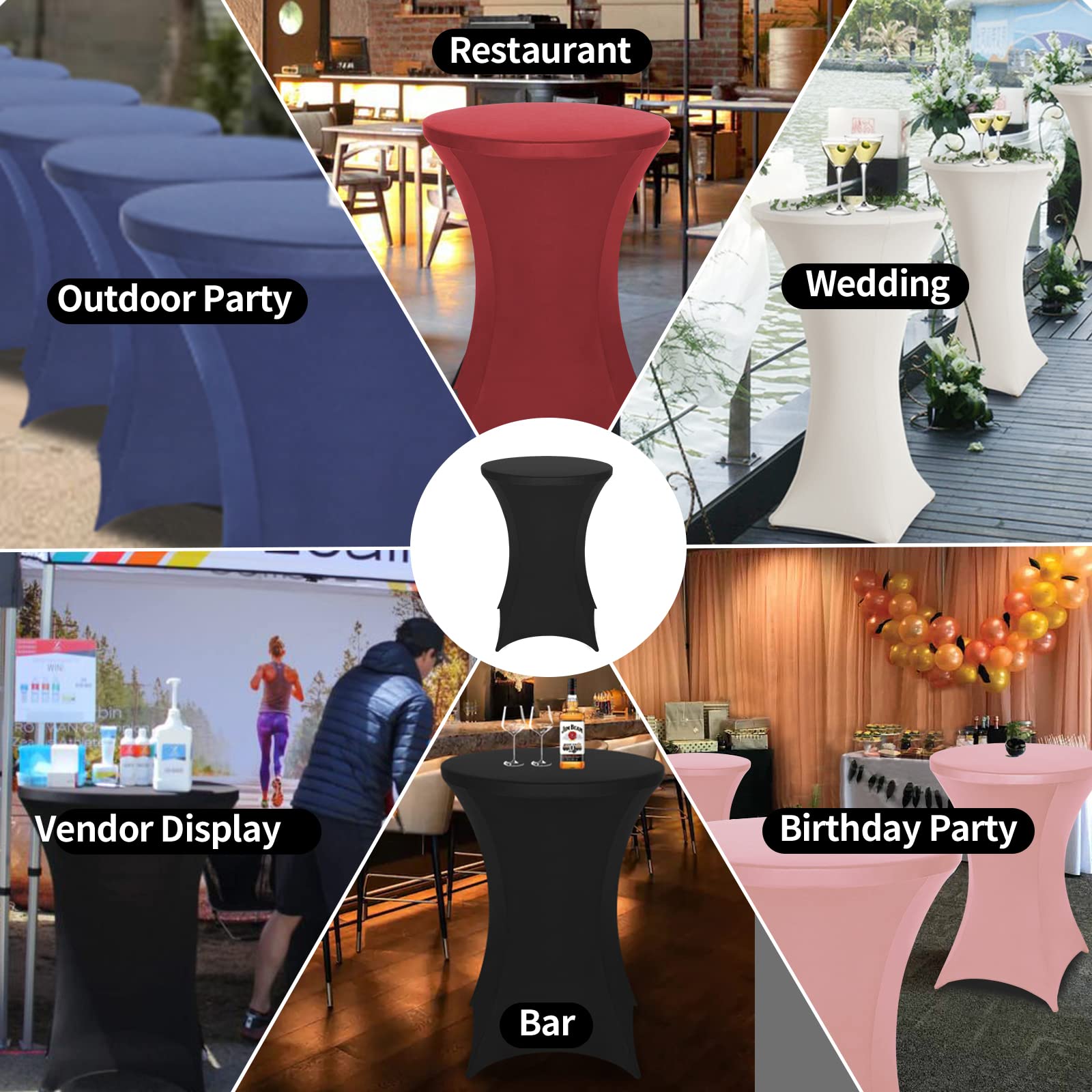Durable material for repeated use at weddings, parties, and banquets