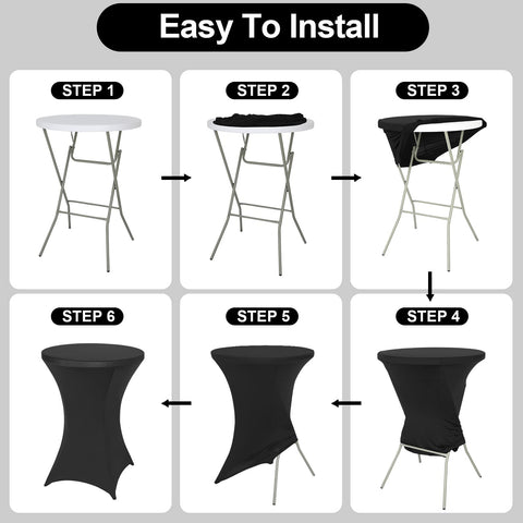Wrinkle-free and stain-resistant FestiCorp cover protects surfaces indoors or outdoors