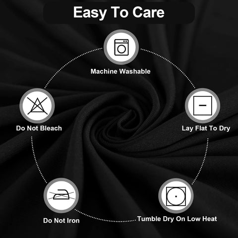 Low-maintenance care keeps colors vivid after washing and drying
