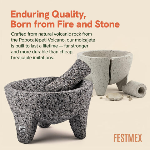 FESTMEX handmade Mexican cookware adds artisanal charm to your kitchen.