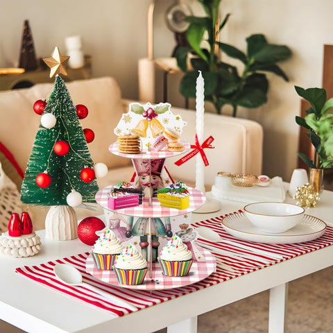 Feuid Gniea easy-assemble dessert tower simplifies party setup