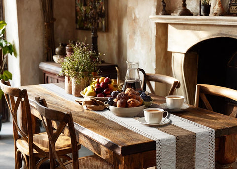 FEXIA care instructions for table runner care and maintenance