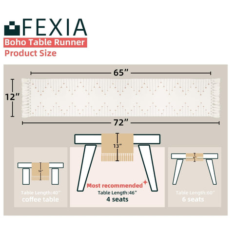 FEXIA macrame close-up shows thick cotton blend and knots