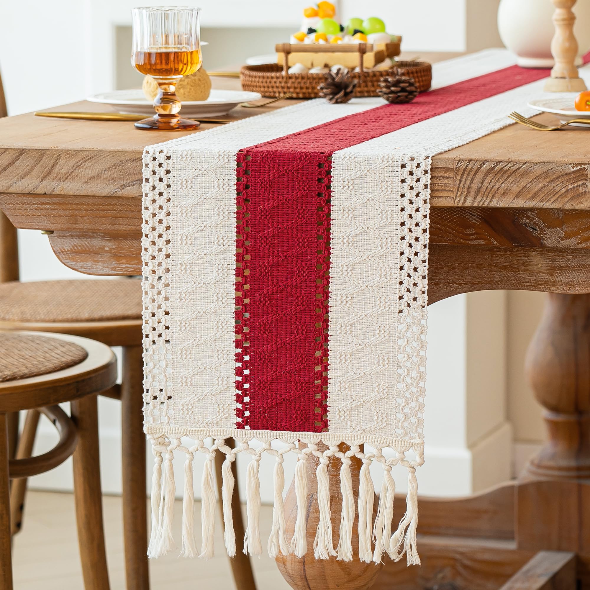FEXIA year-round red runner adds character to multiple celebrations.