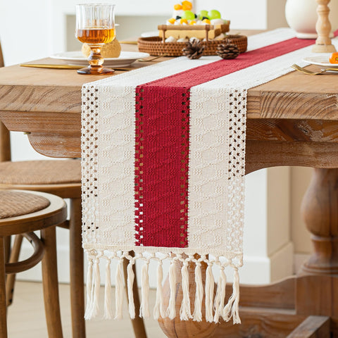 FEXIA year-round red runner adds character to multiple celebrations.