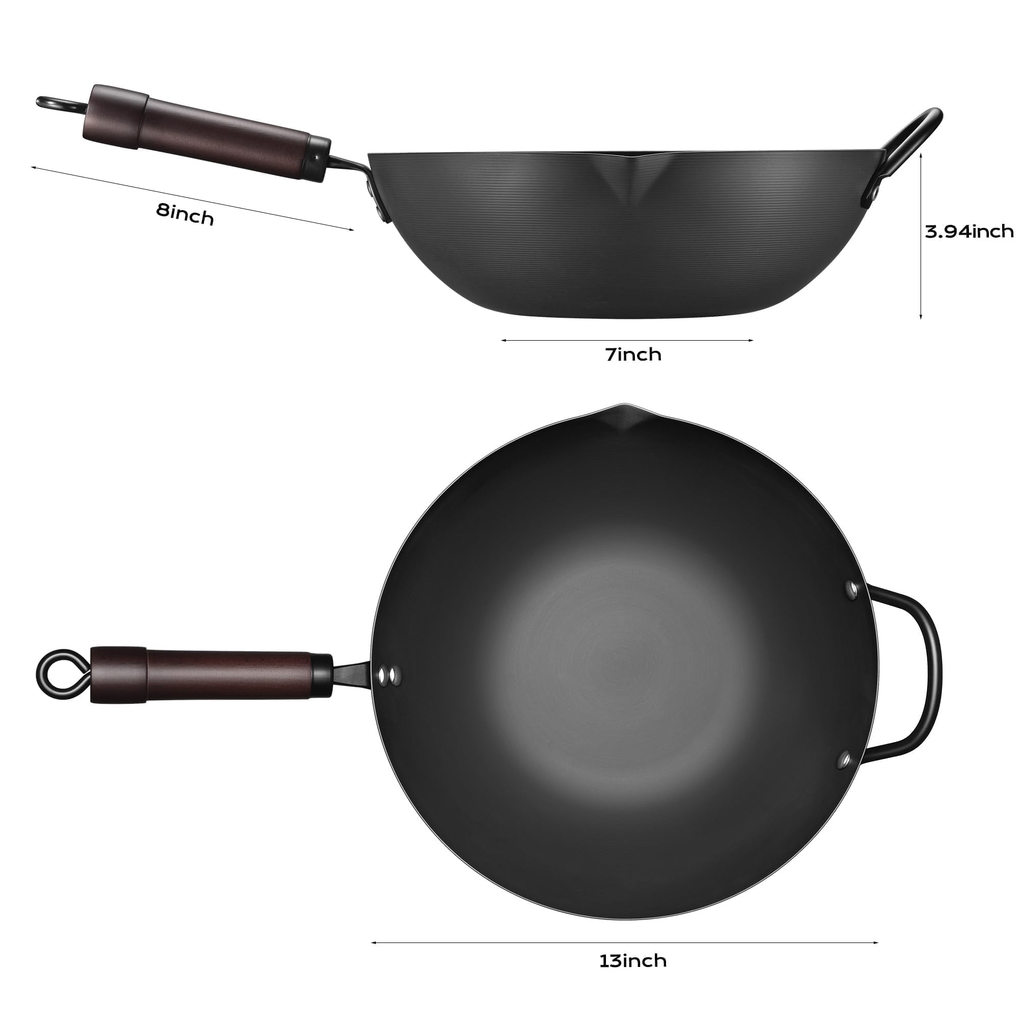 FGJ Wok glass lid lets you monitor stir-fry without lifting