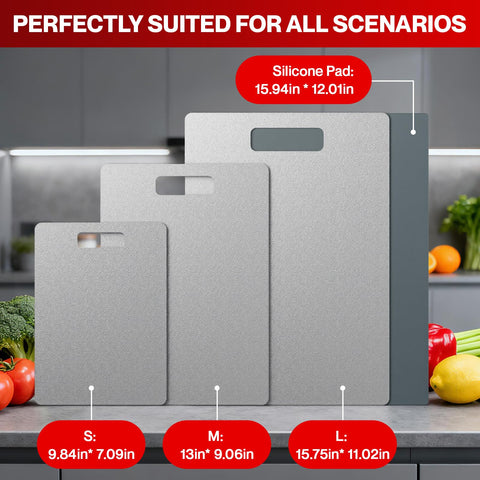 Fgreeble dishwasher-safe cutting boards simplify cleanup after meals.