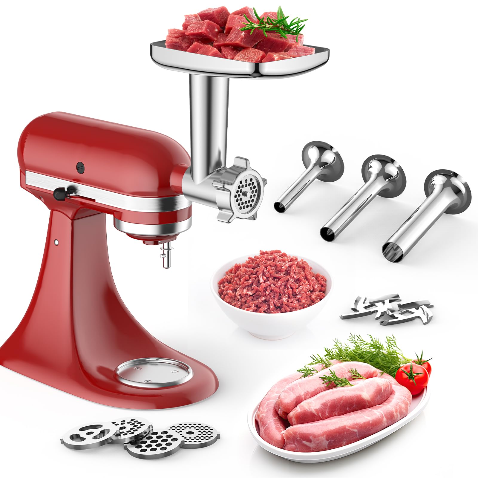 FGREEBLE plate set for precise meat texture control