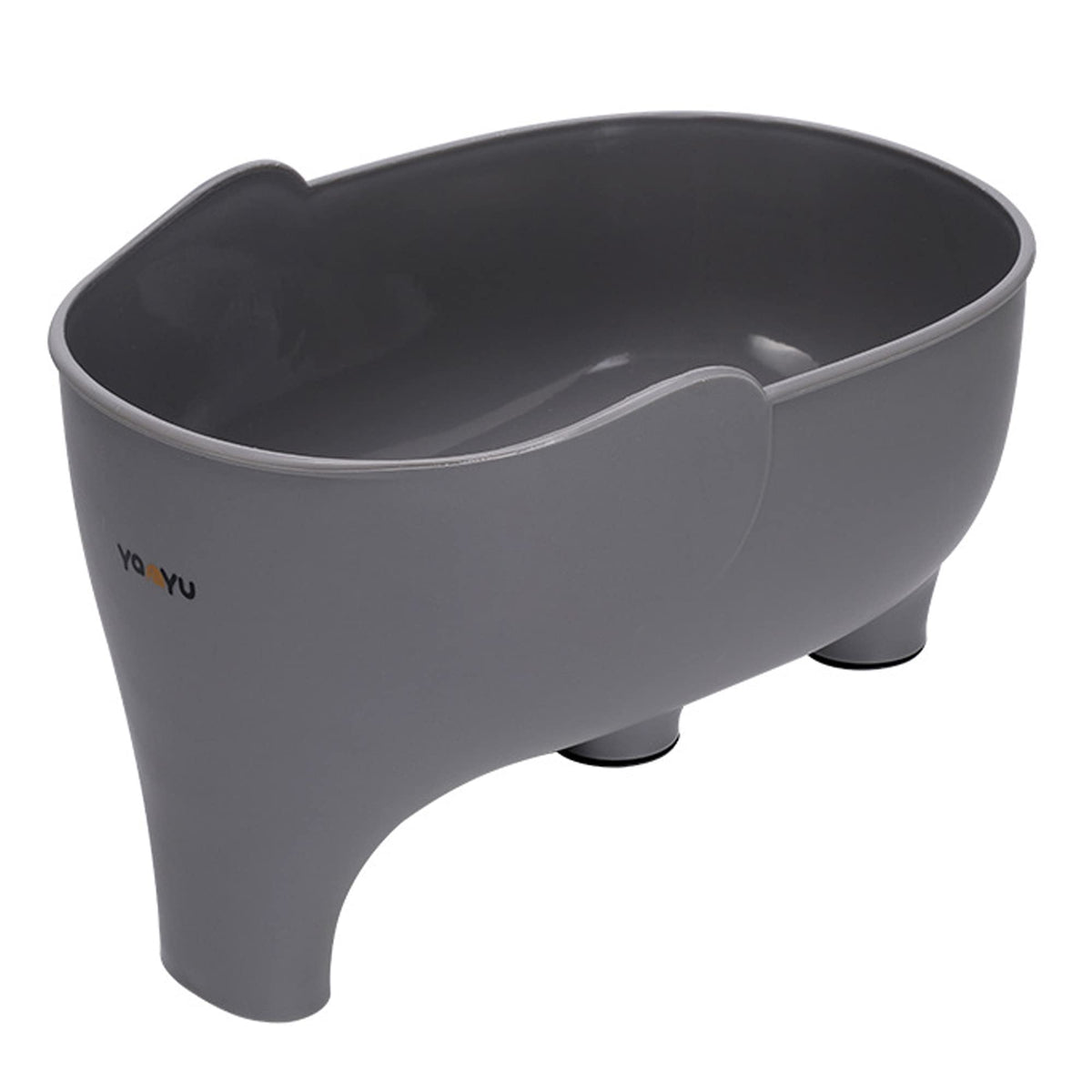 FHTECO vegetable washing basket with elephant drainage for stable, mess-free rinsing.