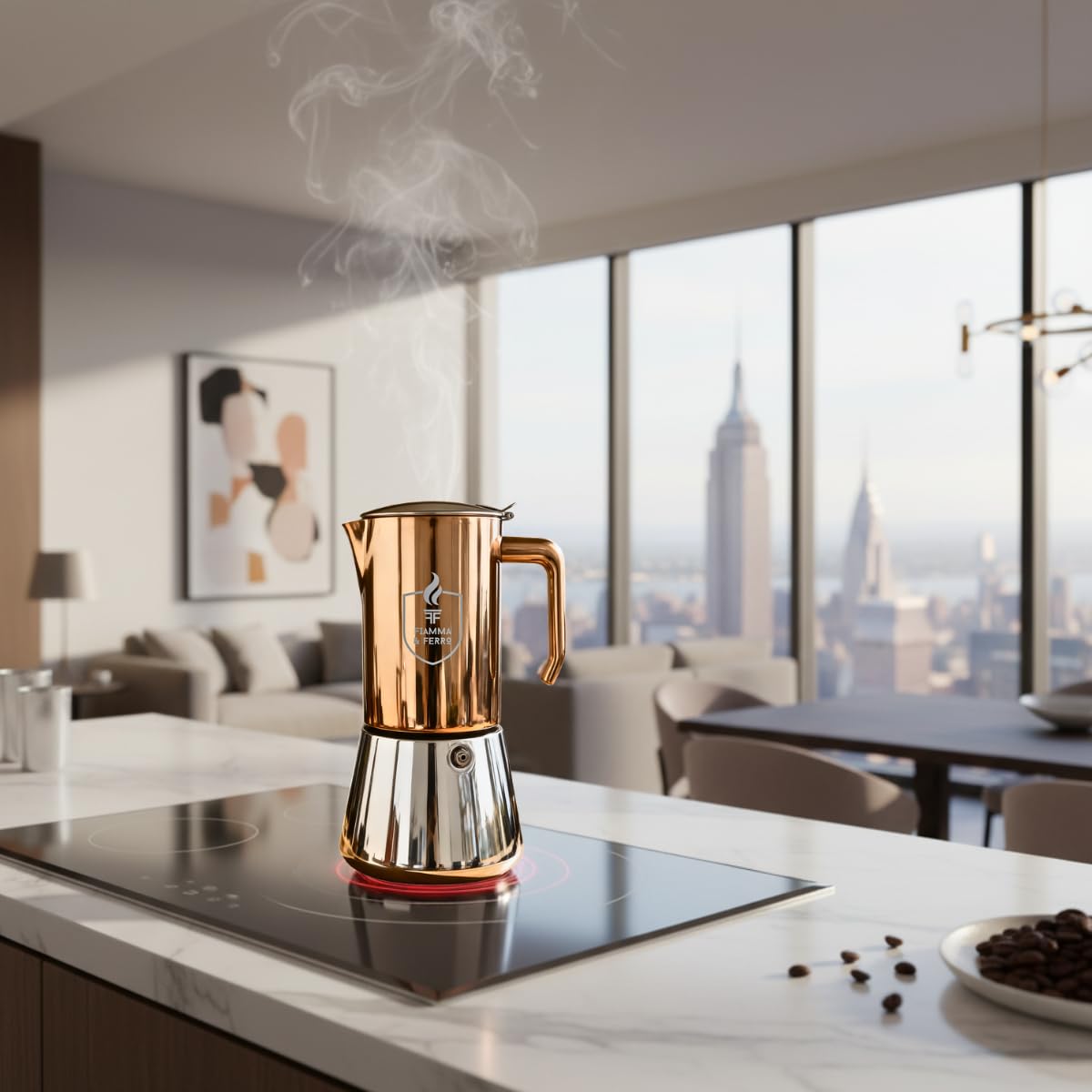 Fiamma & Ferro precision safety valve and funnel ensure smooth extraction