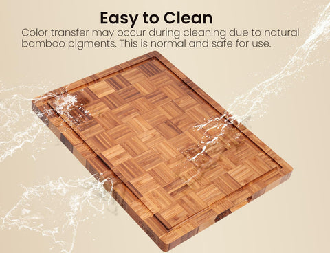 Fibogollo small bamboo board convenient for quick tasks.