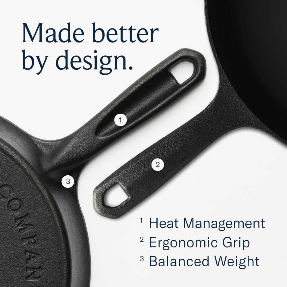 Field Company skillet easy-seasoning emphasizes ongoing nonstick development