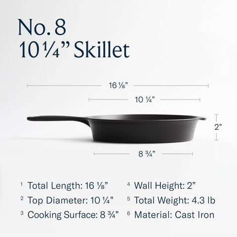 Field Company skillet in oven demonstrates bake-friendly versatility