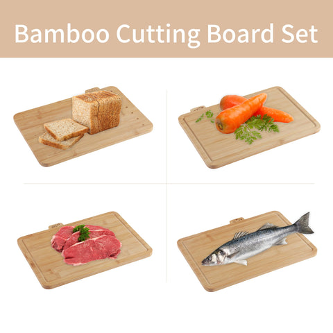 Fiery Chef sustainable bamboo boards offer durable, knife-friendly prep surfaces.