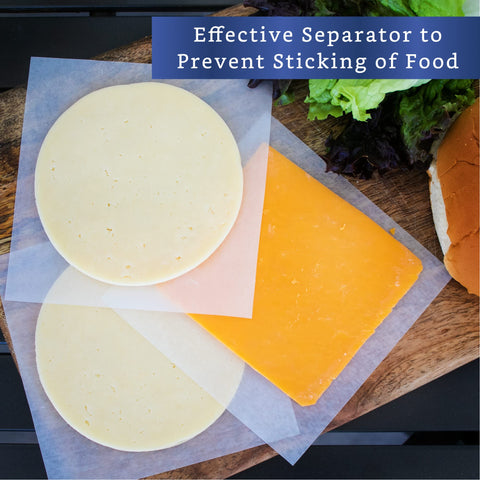 Fiesta Wraps cheese wax paper ideal for wrapping cheese and keeping slices fresh.