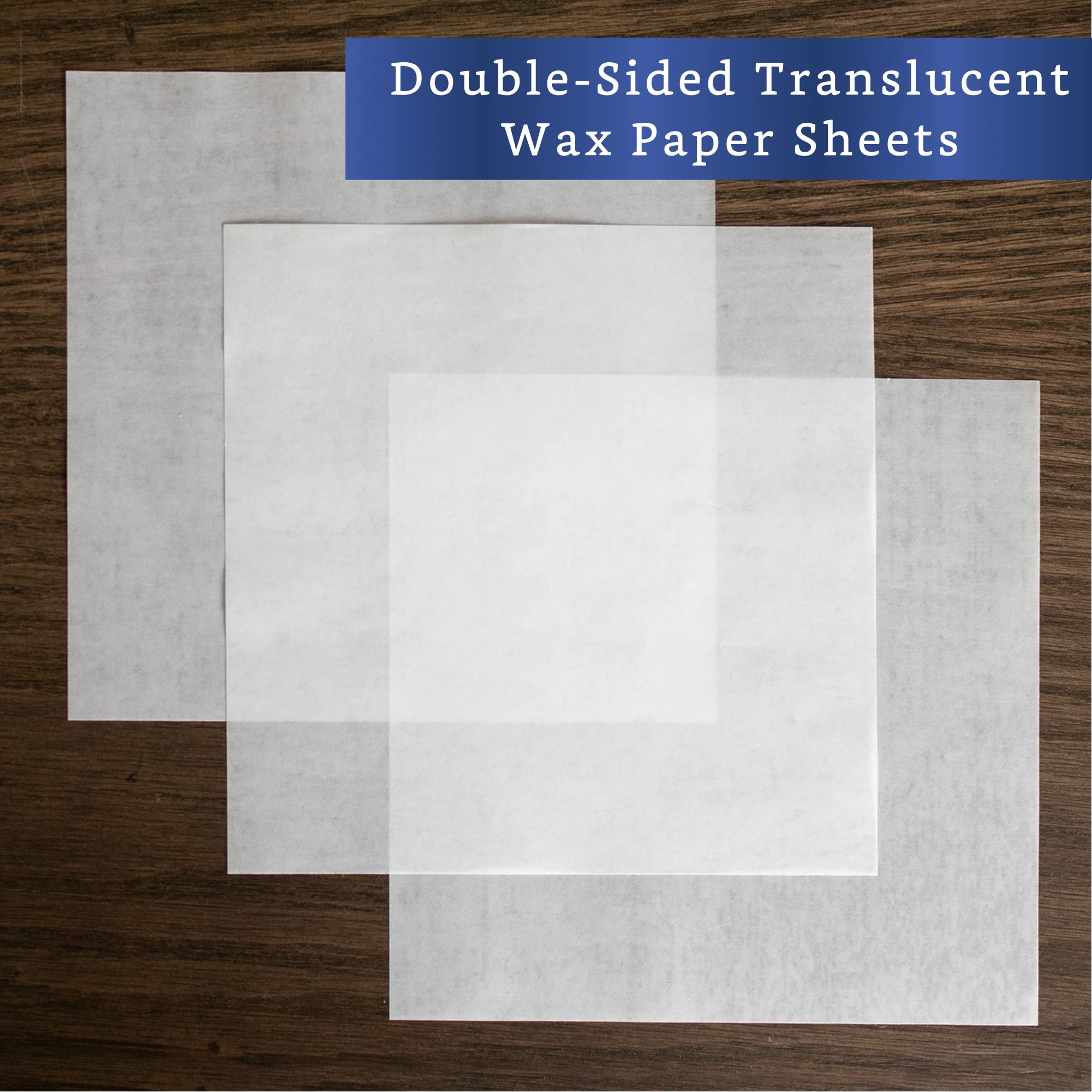 Fiesta Wraps pre-cut wax paper squares 5x5 provide easy, precise caramel wrappers.