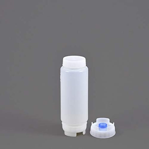 FIFO Squeeze Bottle showing no-drip cap design for tidy counters.