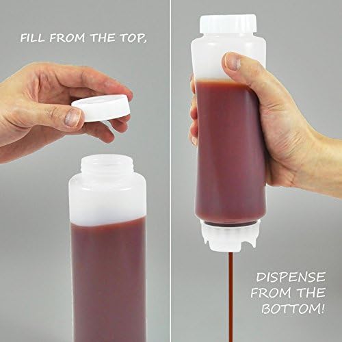 FIFO Squeeze Bottle 2-pack ready for busy kitchens and bulk sauces.
