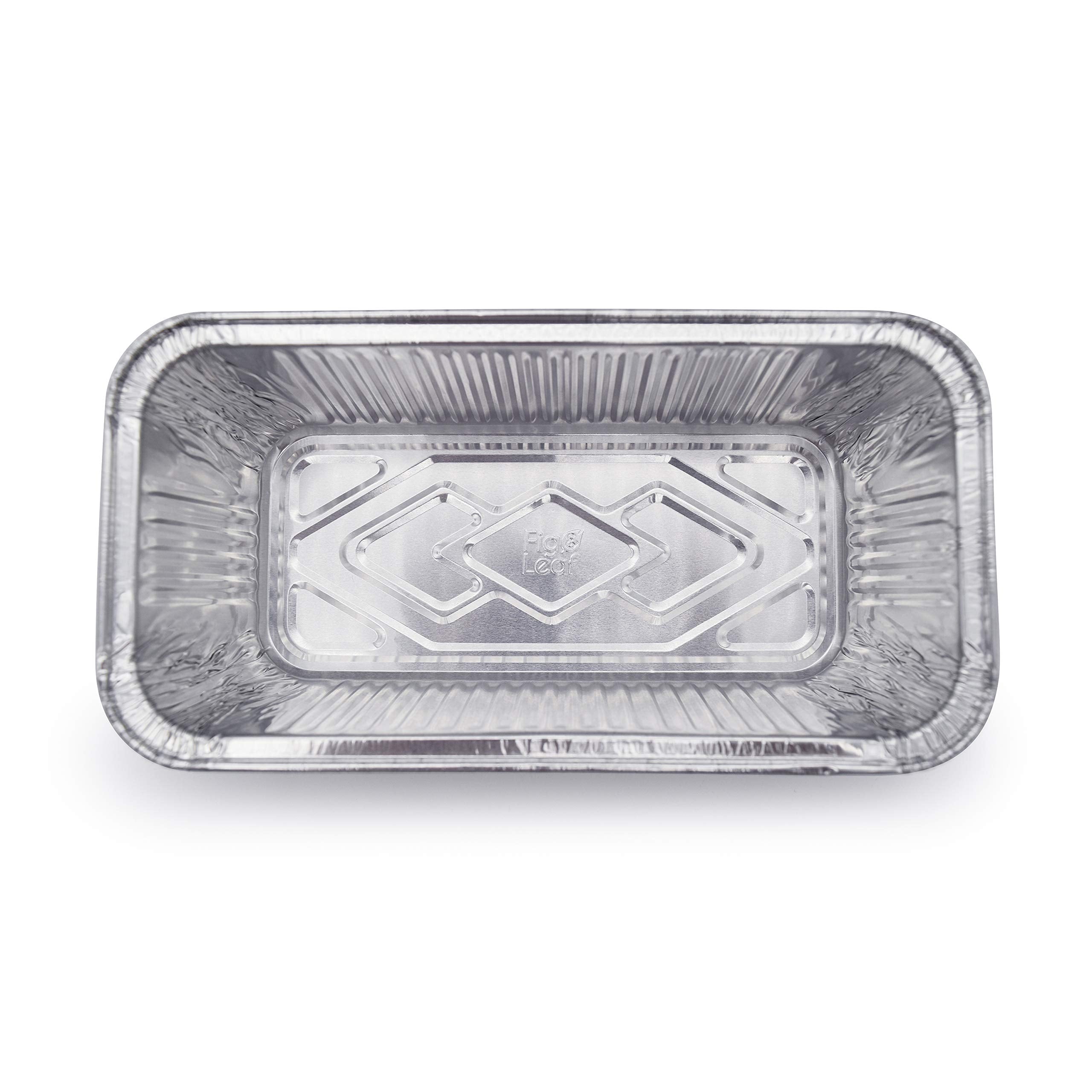 Fig & Leaf recyclable aluminum pan for sustainable serving