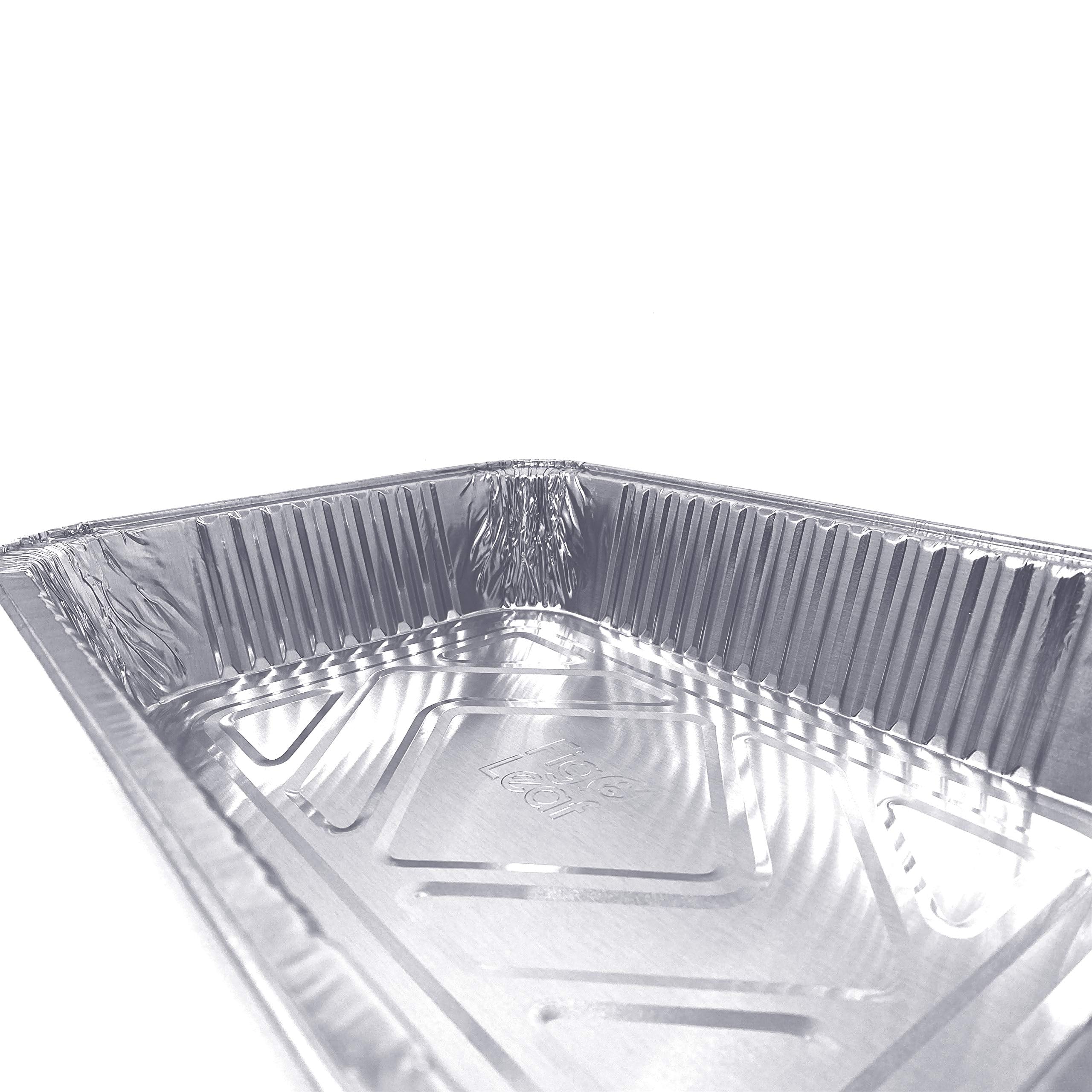 Fig & Leaf disposable pans, easy cleanup after meals.
