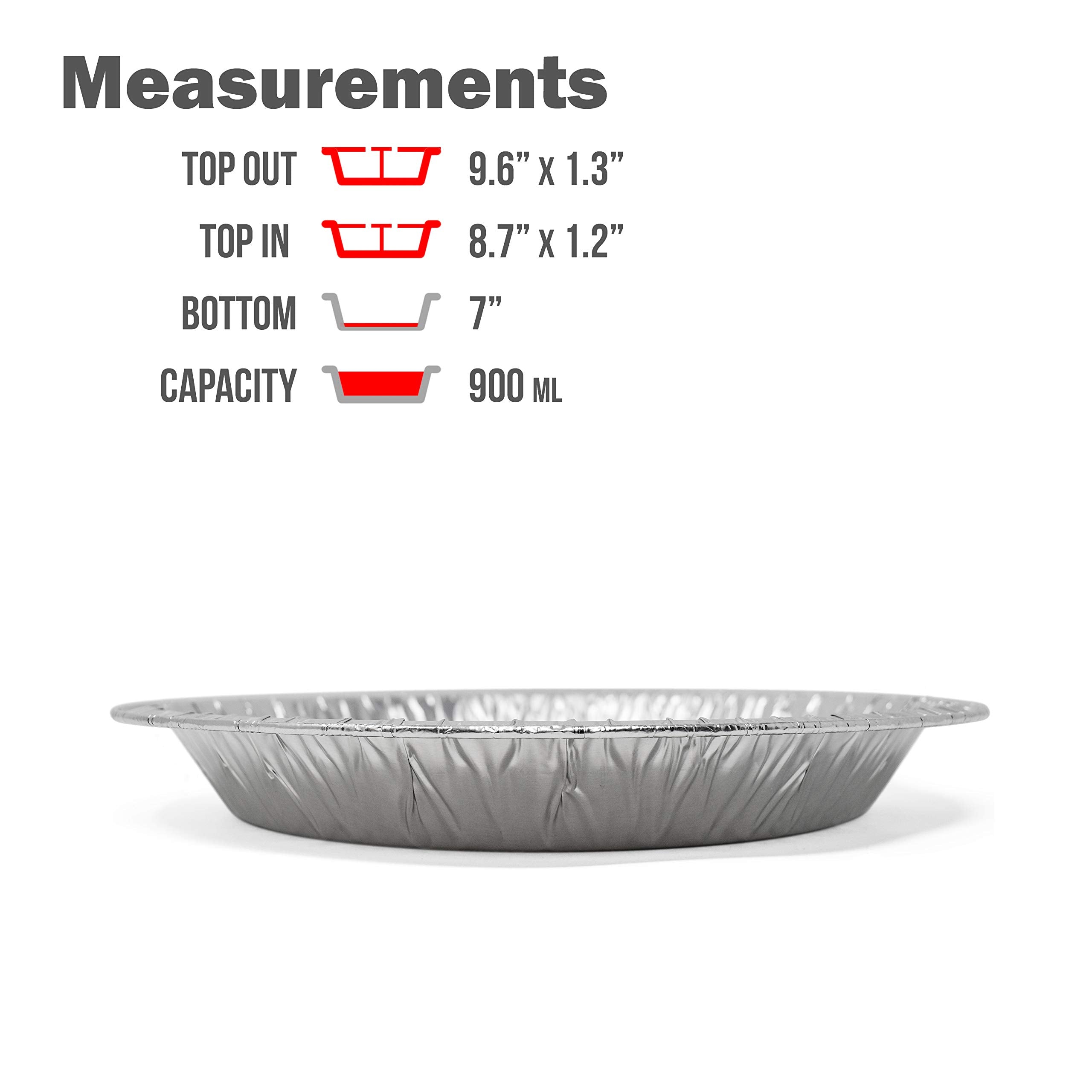 Fig & Leaf heavy-duty aluminum foil pans provide sturdy support for pies.