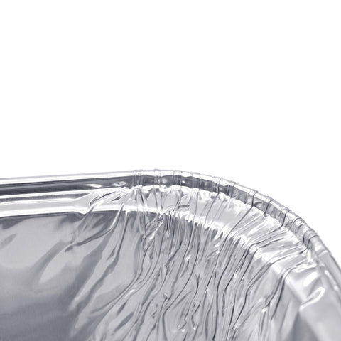 Fig & Leaf heavy-duty aluminum pans, recyclable for eco-friendly use.