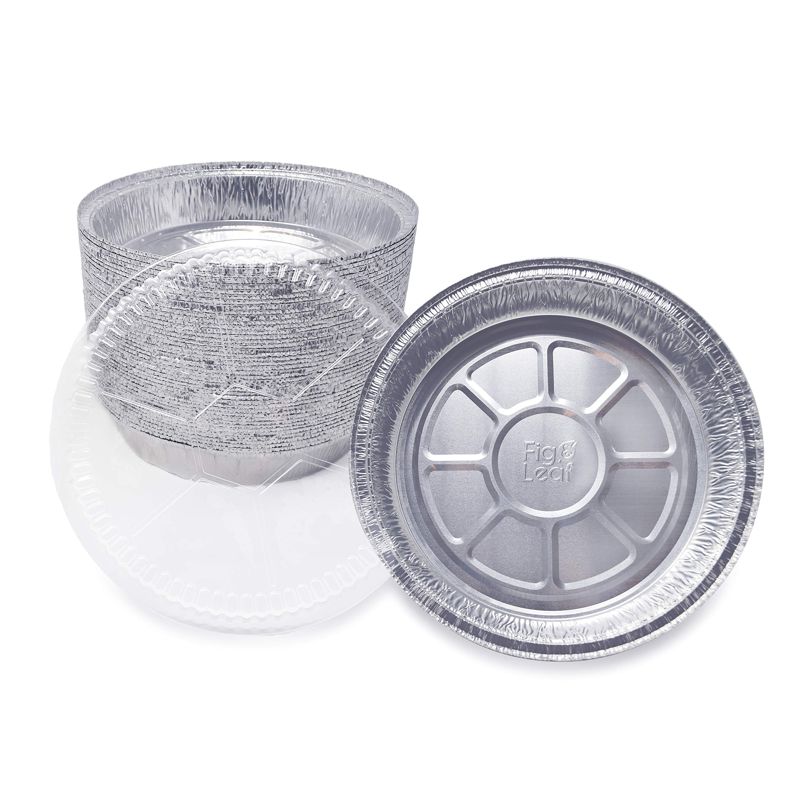 Fig & Leaf heavy-duty disposable pans offer sturdy bake and transport.