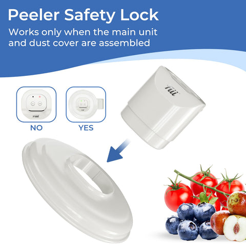 FIII Electric Grape Peeler cleaning hub demonstrates easy disassembly and wash.