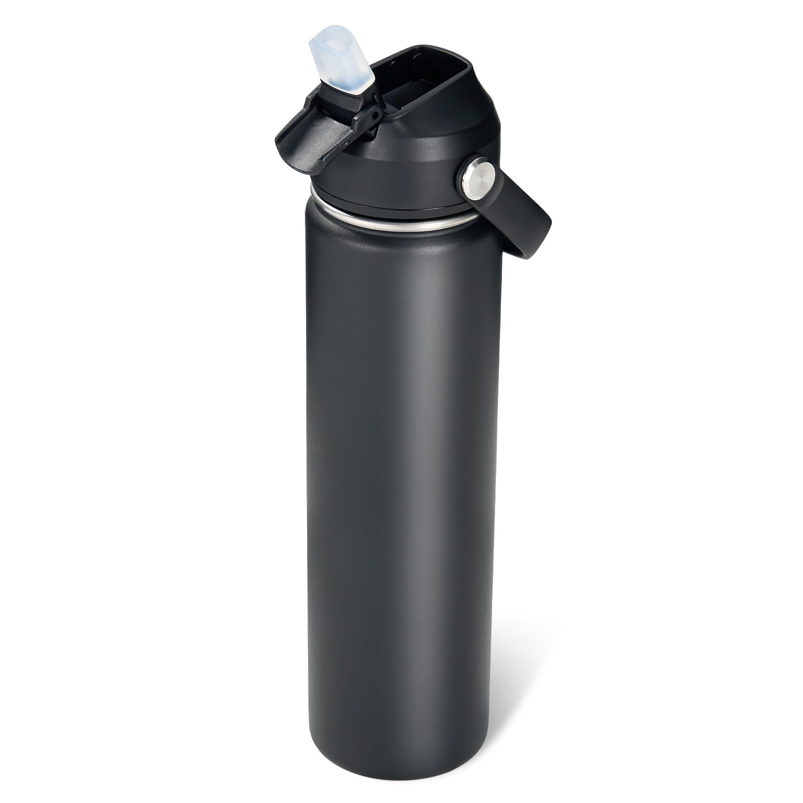 Fijinhom 24oz bottle with wide mouth for easy filling and cleaning.