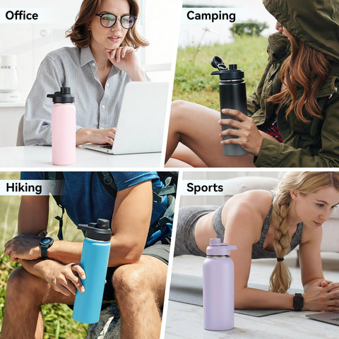 Fijinhom bottle in black color fits any daily routine.