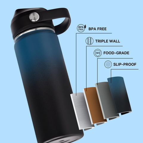 Fijinhom BPA-free water flask for daily use with safe, durable materials.