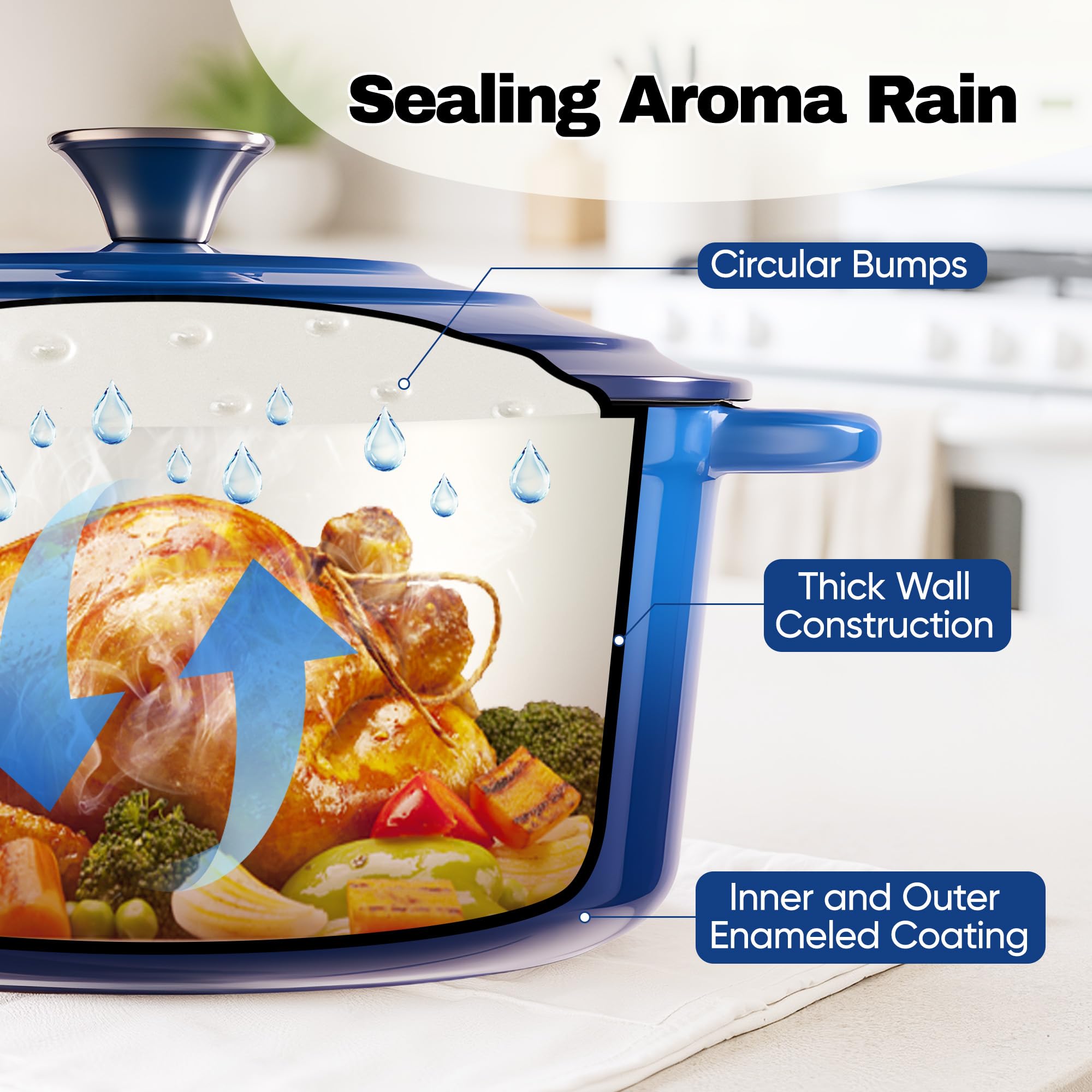 Serving the Fijinhom pot on a table highlights family meals