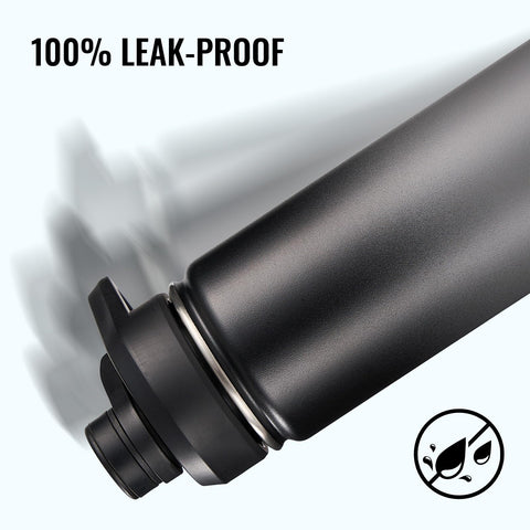 Fijinhom flip-top lid provides leak-proof performance during travel.