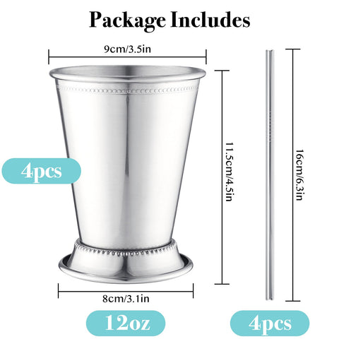Fijinhom mint julep cups suited for Mojitos and Margaritas
