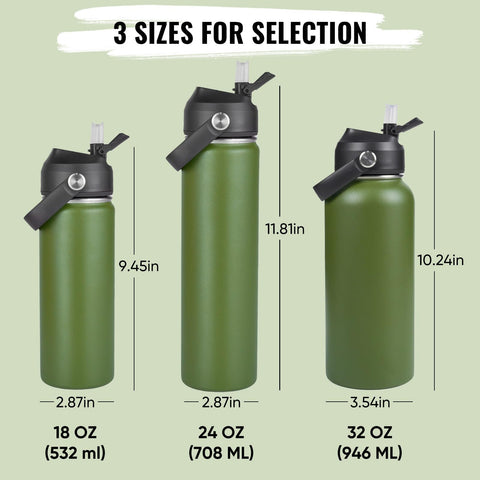 Fijinhom stainless steel bottle with silicone straw for safe, kid-friendly hydration.