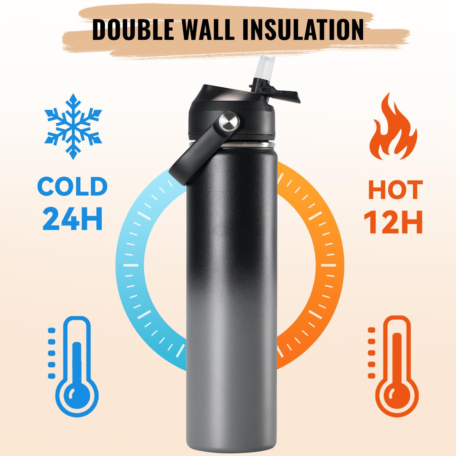 Fijinhom travel-friendly bottle in outdoor scene for daily outings