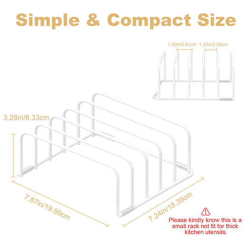 Fikoksol metal baking sheet rack, white finish, organizes trays for easy access.